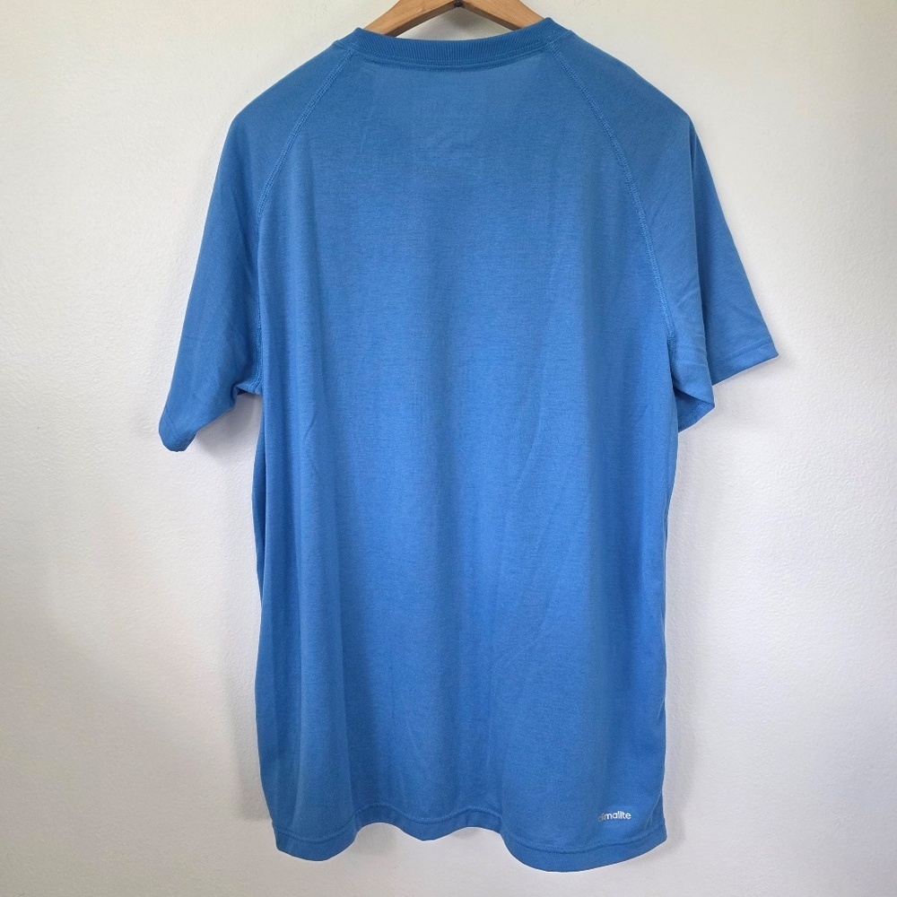 Adidas Men's Blue Short Sleeve Ultimate Tee - XL - Picture 3 of 6